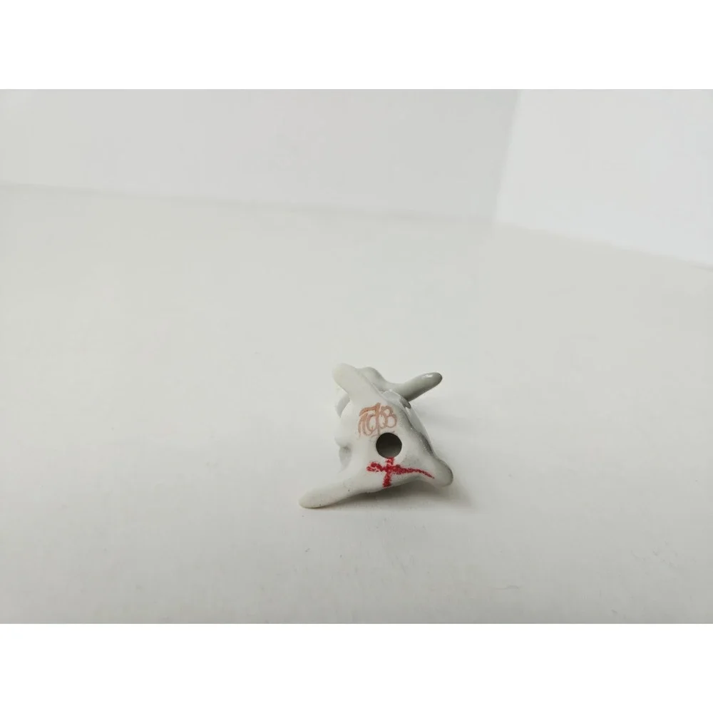 Vintage Lomonosov Russian Porcelain rabbit hare figurine USSR miniature mini